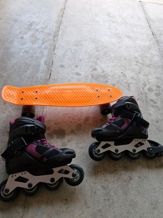 Patines y Skate Naranja