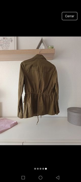 Chaqueta Springfield verde militar mujer