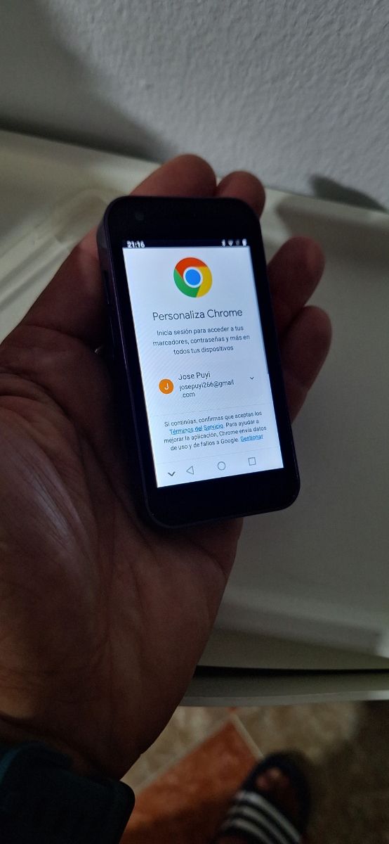 Smartphone en miniatura