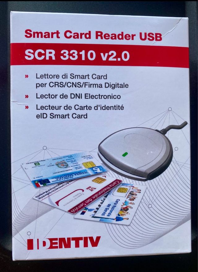 Lector Tarjetas Smart Card IDENTIV SCR 3310 v2.0
