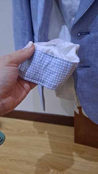 Chaqueta azul comunión niño