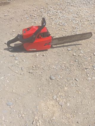 Motosierra roja topso
