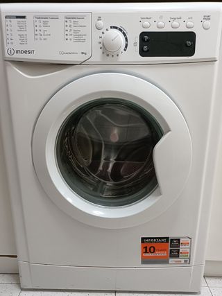 Lavadora Indesit 8kg Poco Uso