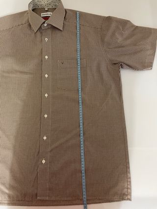 Camicia MARVELIS uomo a quadretti marrone