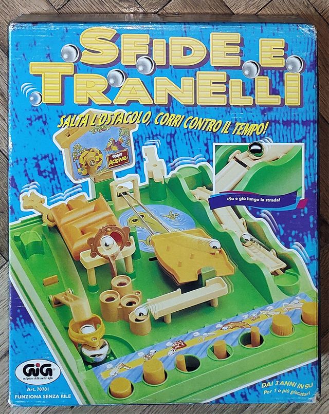 Gioco da tavolo Sfide e Tranelli GIG anni '90