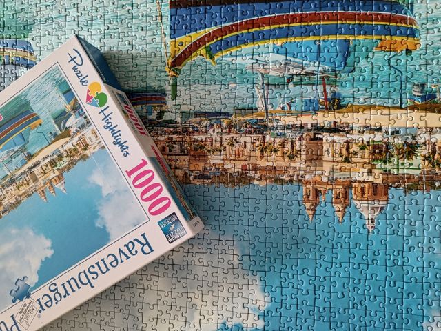 Puzzle Ravensburger 1000 piezas, como nuevo.