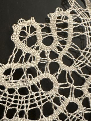 Centrino Merletto Tombolo Antico