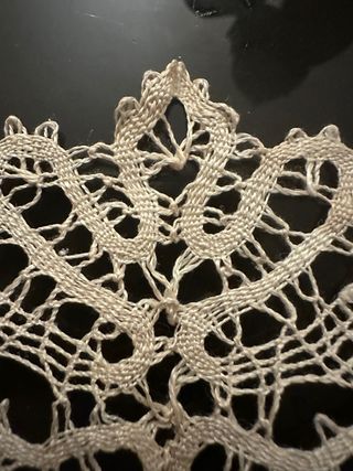 Centrino Merletto Tombolo Antico