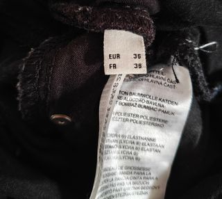 Pantalón premamá. Talla 36 ( L: 75 cm, W: 38cm)