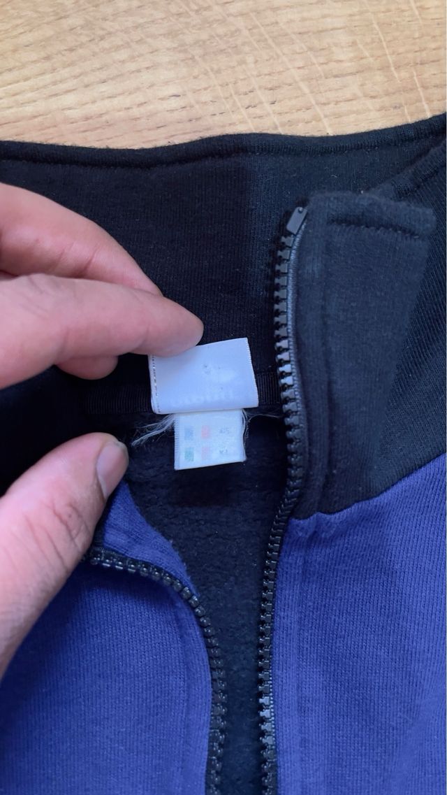 Felpa Arena Blu/Nero