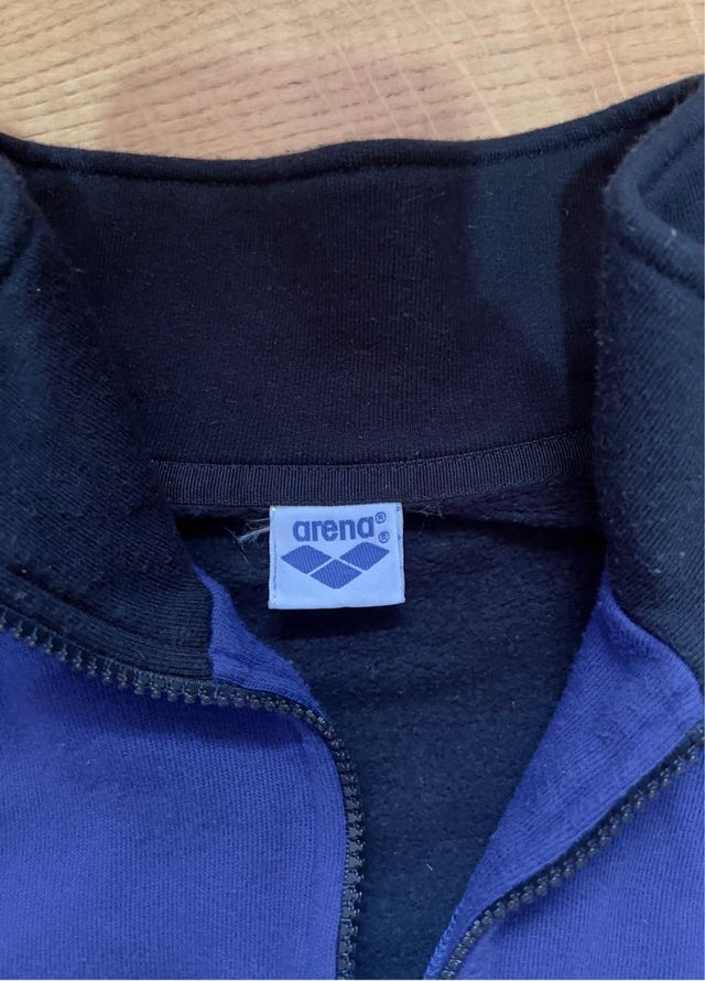 Felpa Arena Blu/Nero