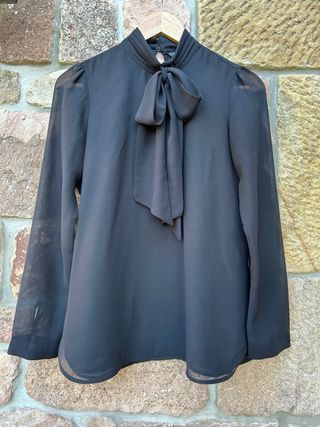 Camisa Zara Negra - Talla XS