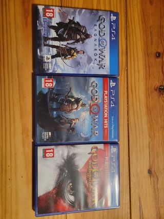 Pack God of War PS4: Ragnarok, God of War, GoW 3