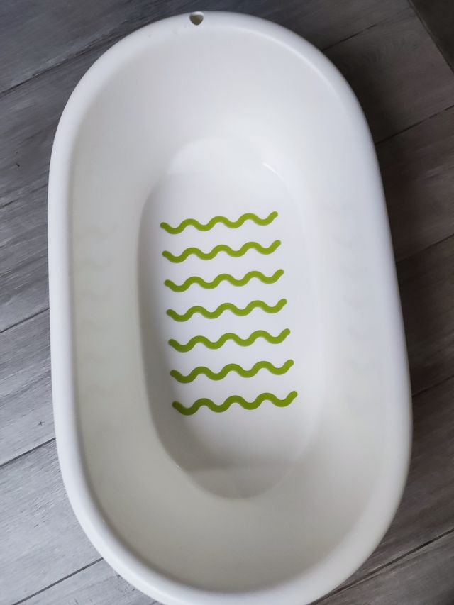 Bañera para bebé blanca