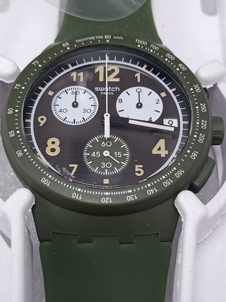 Reloj Swatch Chrono Plástico Verde