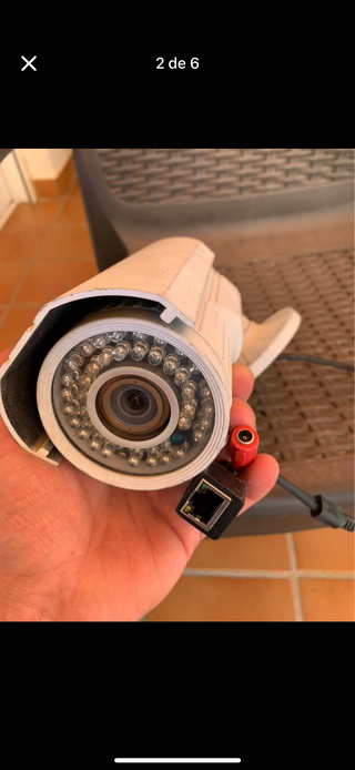 Cámara de vigilancia escucho ofertas