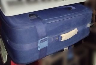 Maleta de viaje azul