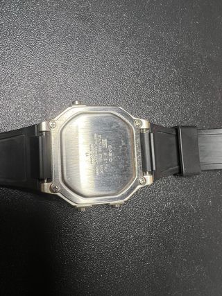 Reloj Casio W-217H Plata y Negro