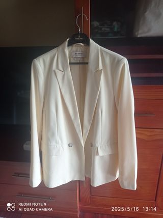 Americana Pull&Bear Beige Talla M