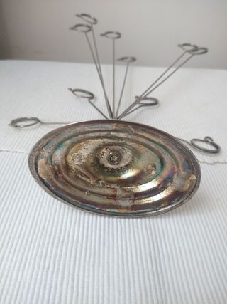 Antiguo Portafotos Vintage Expositor