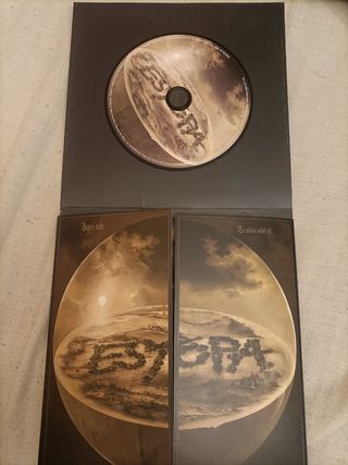 disco Estopa, parece desgastado, pero es acetona