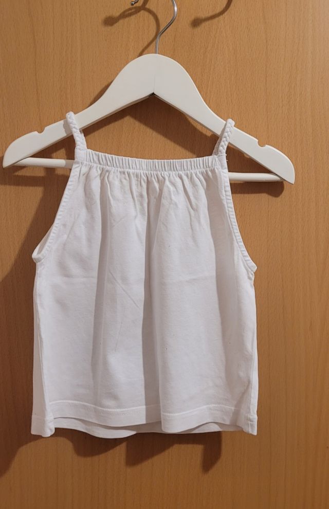 Conjunto niña Sfera: top sirena y short azul