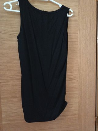 Camiseta sin mangas con pedrería S