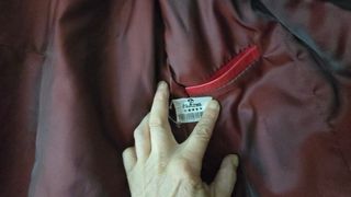 Cazadora de piel roja