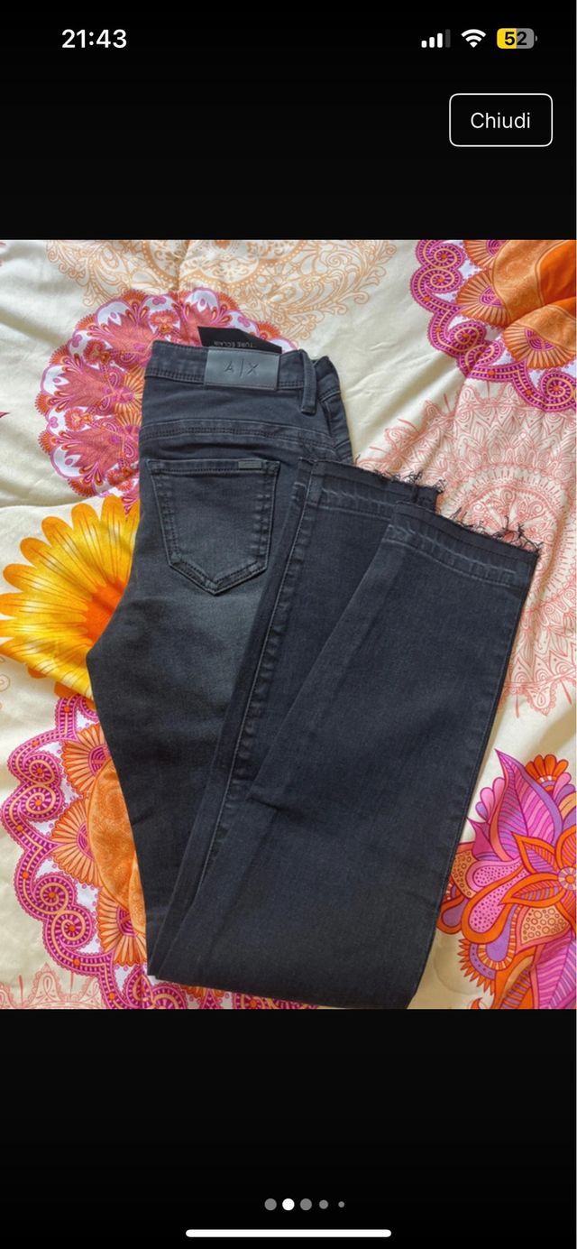Armani Exchange Jeans Skinny Neri