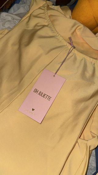 Vestido largo amarillo
