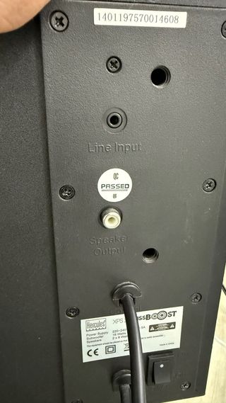 Altavoces Hercules XPS 2.1 40 Slim Negros