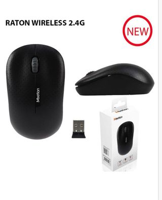 Ratón Wireless 2.4G Negro Meetion