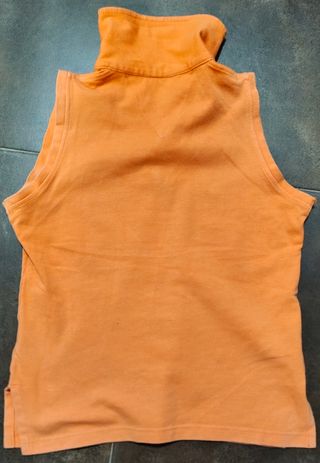 Tommy Hilfiger Mujer Camisa Polo Naranja  original