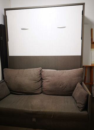 Cama abatible 1.50 con colchón y sillón