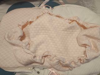 Saco Capazo/Maxi-Cosi LLACER Blanco y Rosa
