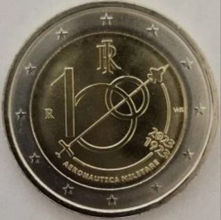Moneda 2 Euros Italia 2023.SIN CIRCULAR.