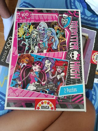 2 Puzzles Monster High 100 piezas Educa