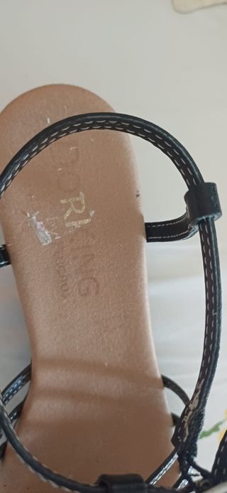 Sandalias Dorking Fluchos Piel Negras