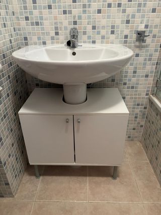 Lavabo con mueble de baño