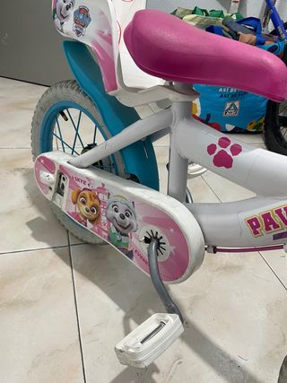 Bicicleta infantil niña Paw Patrol