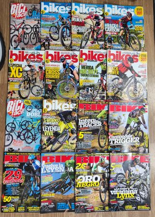 Lote de revistas de bicicletas