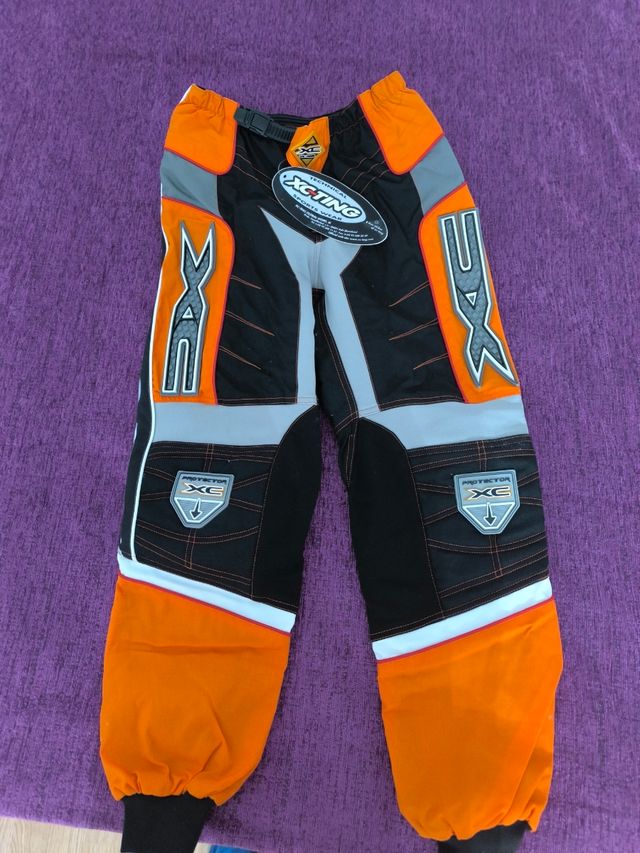 Pantalón Motocross XC-TING Naranja/Negro