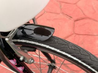 Bicicleta niña 20 negra y rosa