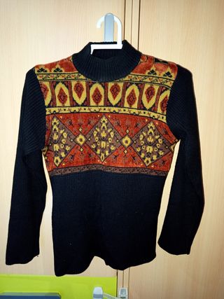 Jersey de mujer con estampado étnico