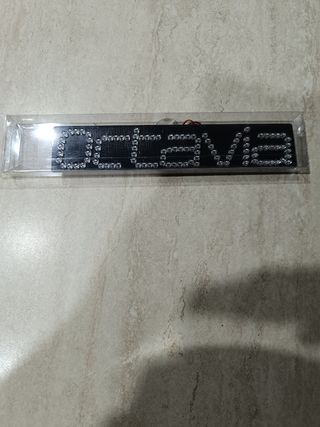 Emblema luminoso Octavia blu