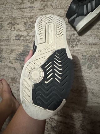 Adidas Sneakers Niño, Niña Negro/Gris Poco Uso