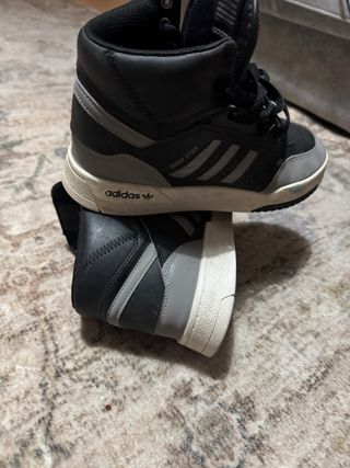 Adidas Sneakers Niño, Niña Negro/Gris Poco Uso