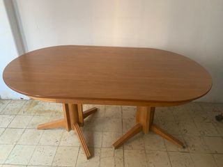 Mesa de comedor de madera 160 cm
