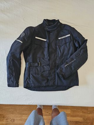 Chaqueta Moto Revit Negra 3 Capas XXL