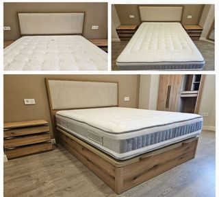 Cama Canapé + Cabezal Alta Calidad